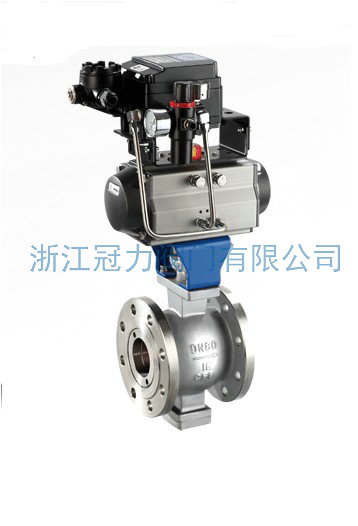 V型球閥：零部件少，使用操作方便！